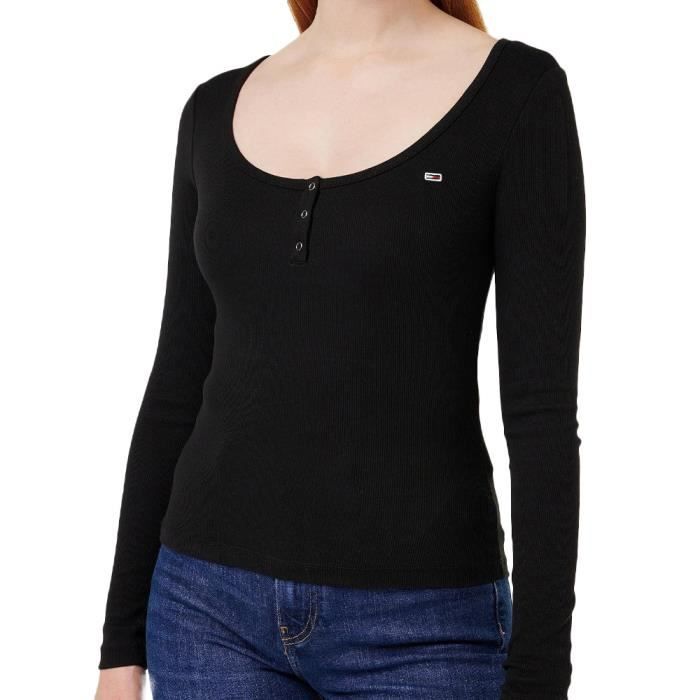T shirt manche longue tommy hilfiger femme store
