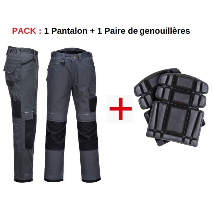 Antid/érapant Anticollision Protection du M/énisque Arthrite Soulagement de la Douleur Eponge Support de Genou Genouill/ère 1 Paire -L-Noir Basket Football Eponge Sport Genouill/ère