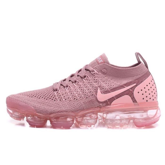 Nike Air VaporMax Flyknit 2 Chaussure pour Femme Rose Rose ...