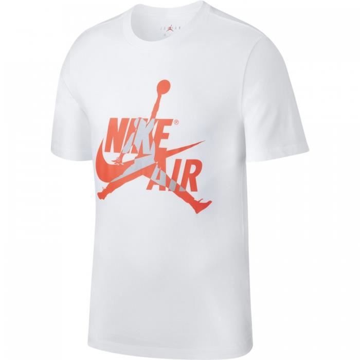 tee shirt jordan blanc