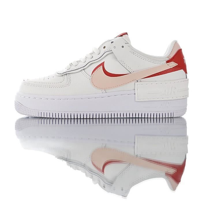baskets nike air force 1 femme rouge