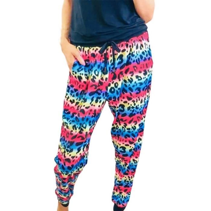 Pantalon Jogging Femme Taille Haute – Sweatpants Élastique Ultra Confort Avec Poches – Idéal Yoga Fitness Quotidien 2024