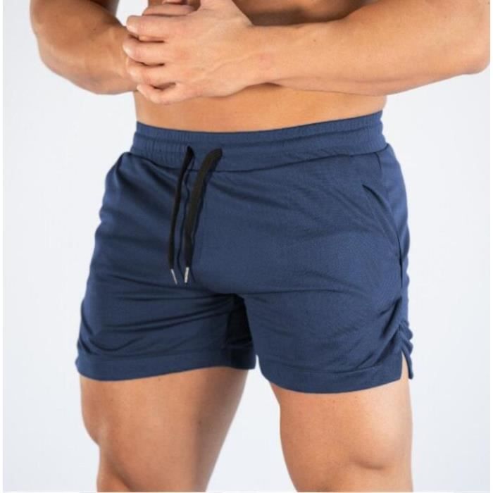 Shorts de sport Fitness Homme Séchage rapide Bleu
