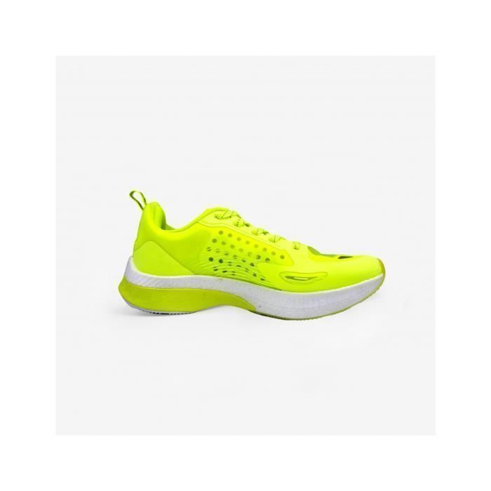 Chaussures de running - PEAK - UP30 - Carbone - Jaune fluo - Homme