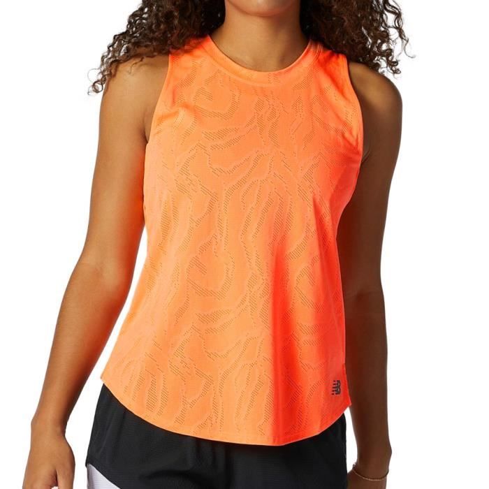 Débardeur orange femme clearance