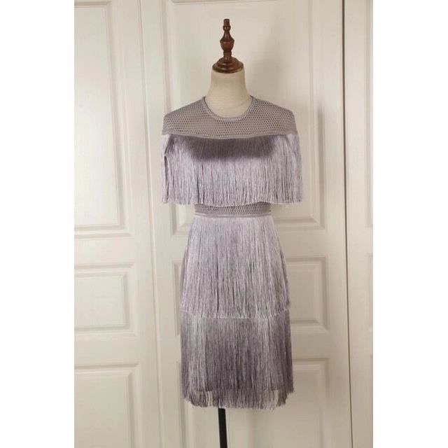 Robe à Franges Paillettes Pour Fille - Style Vintage Disco, Sans Manches, 5 Couches De Franges - Pour Fête, Spectacle, Noël