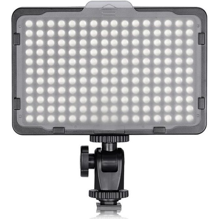 Neewer LED Panneau 176 Torche Vidéo LED - Lampe Vidéo 3200-5600K sur Caméra - Lumière pour Appareil Photo Canon, Nikon, Pentax,