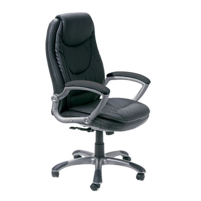 Chaise De Bureau "premium" Noir  Paris Prix  Cdiscount Maison