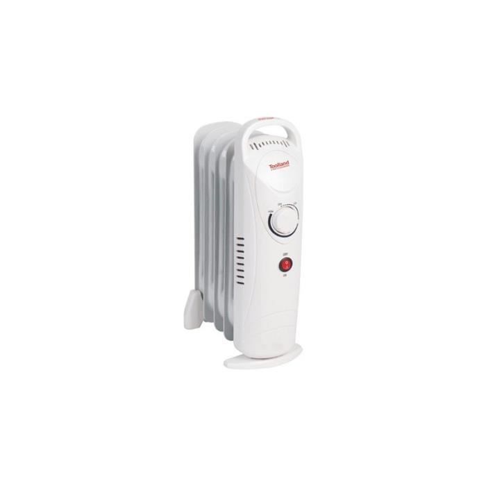 Radiateur bain d'huile - 700 w - 7 ailettes