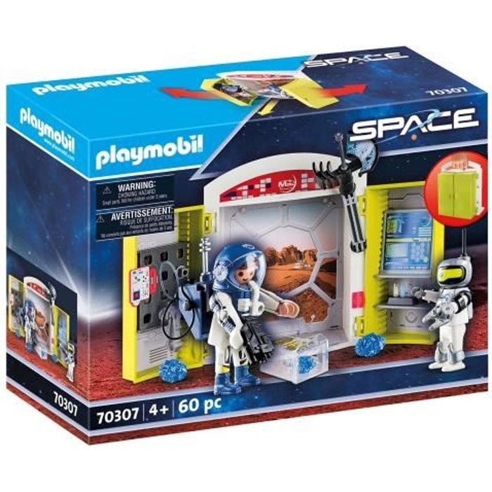 playmobil 70307 coffre base spatiale cdiscount jeux jouets
