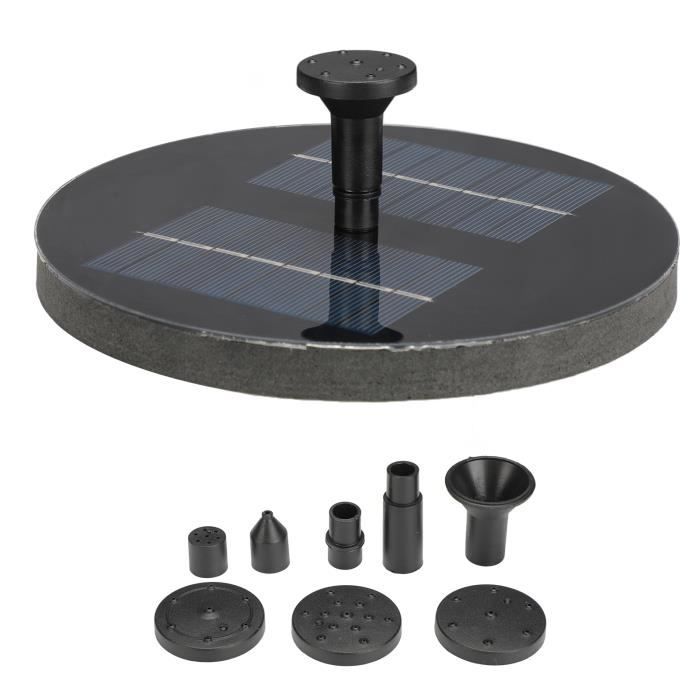 Fontaine Flottante Solaire VBESTLIFE - Pompe De Fontaine Solaire Avec 6 Buses Faible