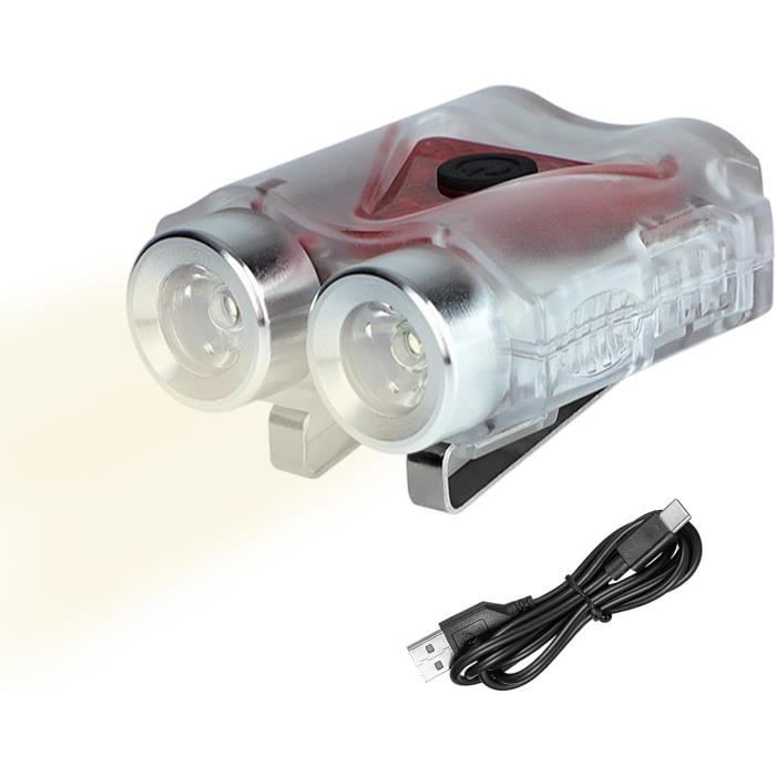 Lampe Frontale Led À Clipser Pour Chapeau - Lampe Casque Rigi, Étanche