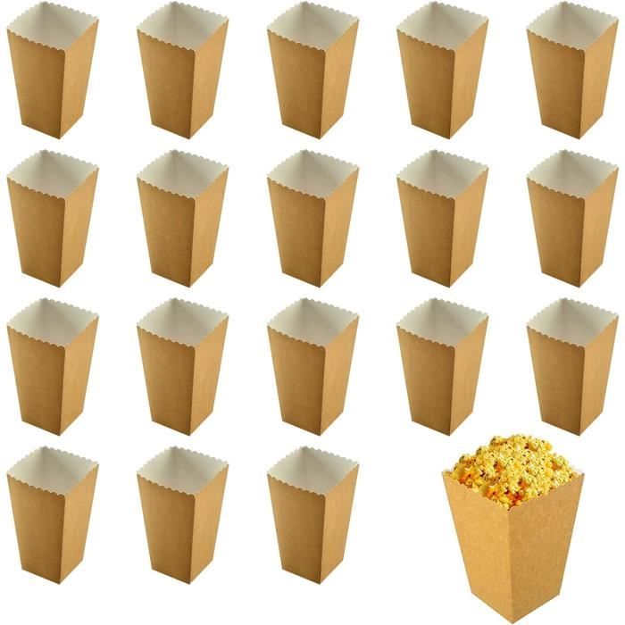 50 Pcs Boite Pop Corn Anniversaire Détenteur De Pop-corn Conteneurs 50 Pcs Boite Pop Corn Anniversaire Détenteur De Pop-corn Conteneurs