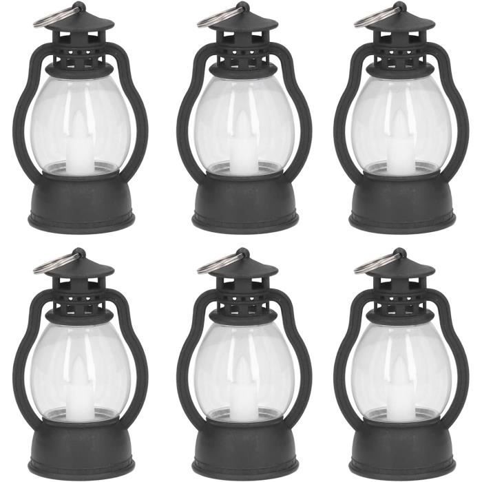 Lot De 2 Lanternes Décoratives à Bougies LED Style Européen - Pour Intérieur Et Extérieur, 12.7 Cm De Hauteur, Lumière Scintillante Dorée - 12