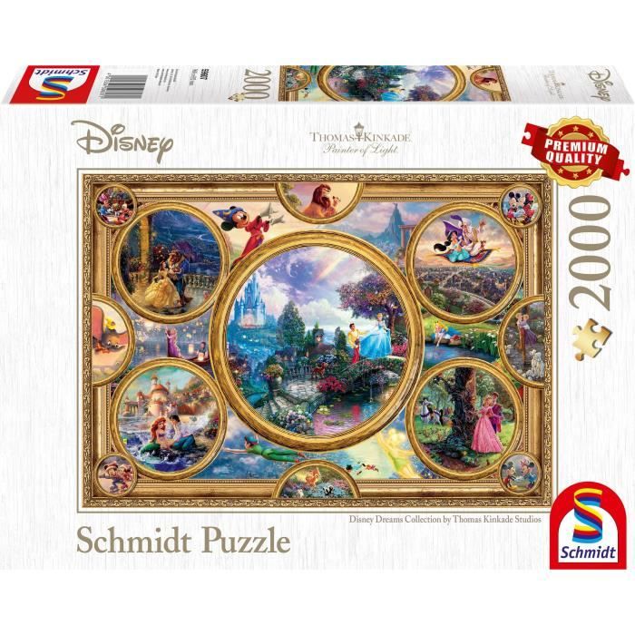 Puzzles - SCHMIDT SPIELE - Disney Dreams Collection - 2000 pièces
