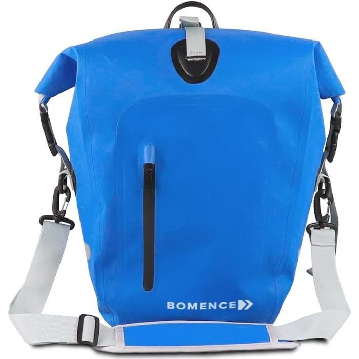 Sacoche De Vélo Enfant Bambiniwelt - Imperméable, 23x28x7 Cm, Bandes Réfléchissantes - Pour Porte-bagages Puky Et Autres Vélos Enfants