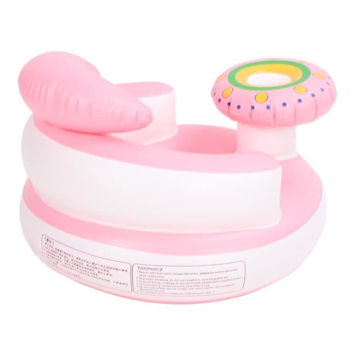 Siège gonflable pour bébé - SURENHAP - Canapé mignon - PVC non toxique - Portable - Conception enveloppante