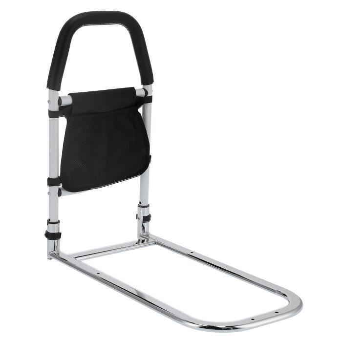 Tbest Barre d'aide au lit Barre d'appui de garde-main de barrières de lit de sécurité de main courante latérale de lit pour des