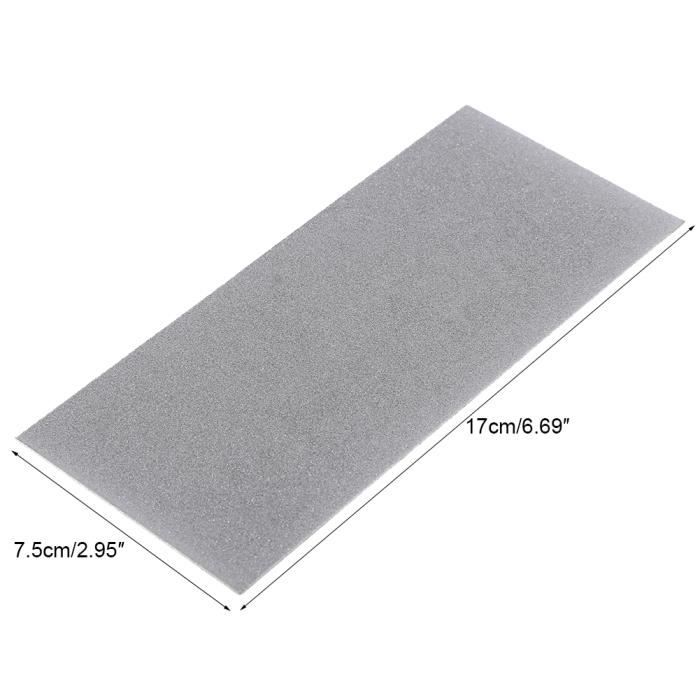 Pierre à Aiguiser Diamant 160x23 Mm Grain 240 - Lot De 2 Pièces, Outil D'Affûtage