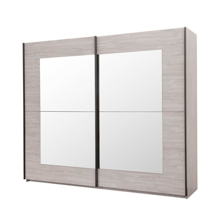 Renforcer Une Armoire En Aggloméré Armoire 2 Portes Coulissantes 200 Cm Yann L 200 X L 67 X H 216