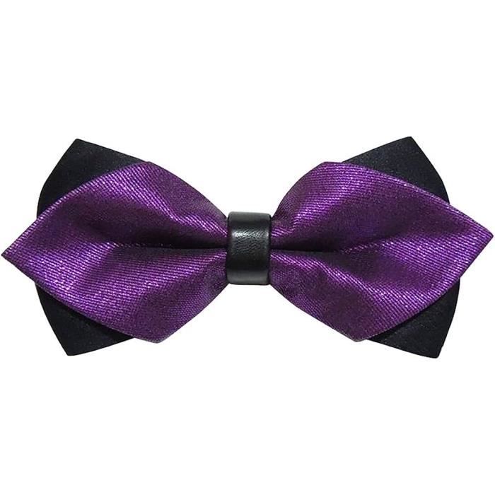 Alizeal Nœud Papillon Ajustable Uni Homme - Rose, Mariage, Soirée, Elégant Et Confortable