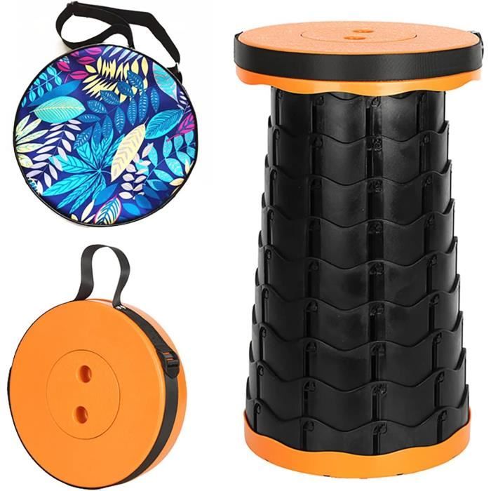 Tabouret Pliant De Pêche/camping - Support 150kg, Hauteur Réglable 27-40cm, Léger En Aluminium