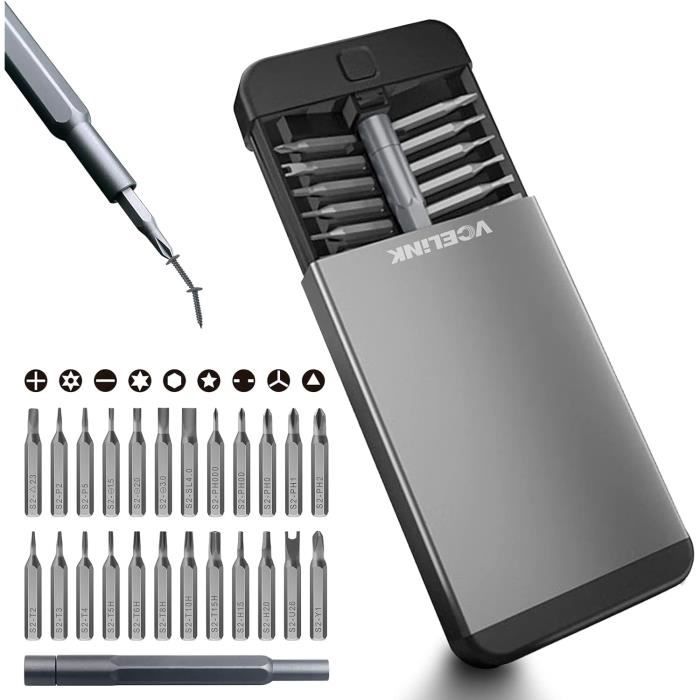 Kit Tournevis De Précision, Kit Tournevis Magnétiques Avec Étui, 130 En Kit Tournevis De Précision, Kit Tournevis Magnétiques Avec Étui, 130 En