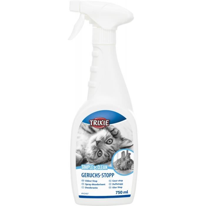 Spray désodorisant Simple'n'Clean 750 ml. pour bac à litière pour chat.-Trixie 20,000000