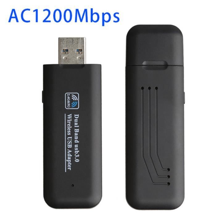 Pass Fil Informatique 1 carte réseau Pc professionnelle sans fil double bande adaptateur WiFi ...