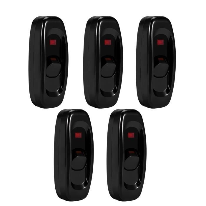 AC 250 V 10A En Ligne Marche/arrêt Lampe De Bureau Cordon Câble