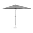 Grand parasol rectangulaire 200 x 300 cm inclinable gris fonce-1