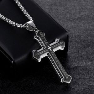 Collier Croix Huguenote BOBIJOO - Pendentif Protestant En Acier 316L Argenté