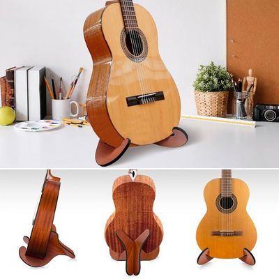 Support Mural Pour Guitare Universel - Noir/rouge Bronze, Charge 18 Kg, Tête Rotative, Pour Guitare électrique, Acoustique, Basse, Ukulélé