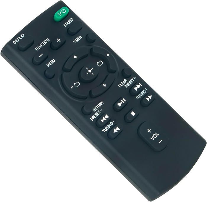 Télécommande De Remplacement Sony RM-SC1 Pour Mini Hi-Fi Systems CMT-GPX5, MHC-RG100, Etc.