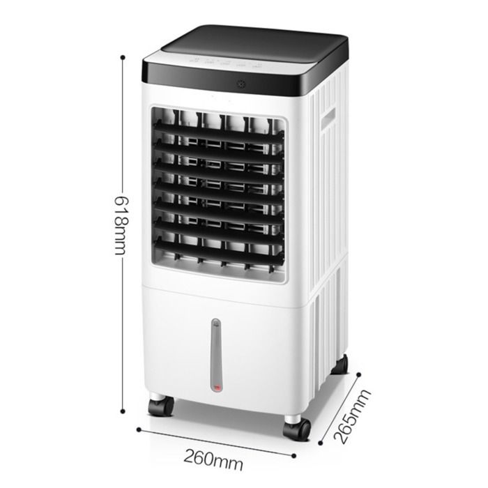 Climatiseur Mobile WAMJ AQDY 3 En 1 - Sans Évacuation, Réservoir 9L, Télécommande, 4 Blocs Glace
