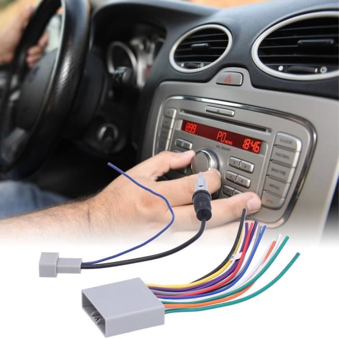 Adaptateur Faisceau Câblage Stéréo Auto - Compatible Peugeot 106 206 306 307 405 406 607
