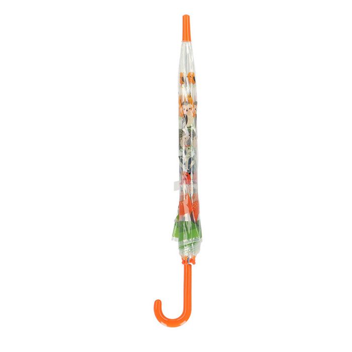 ThreeH Parapluie à Bulles Transparent Enfant - Poignée Incassable, 8 Nervures, Pois, Garçons Filles