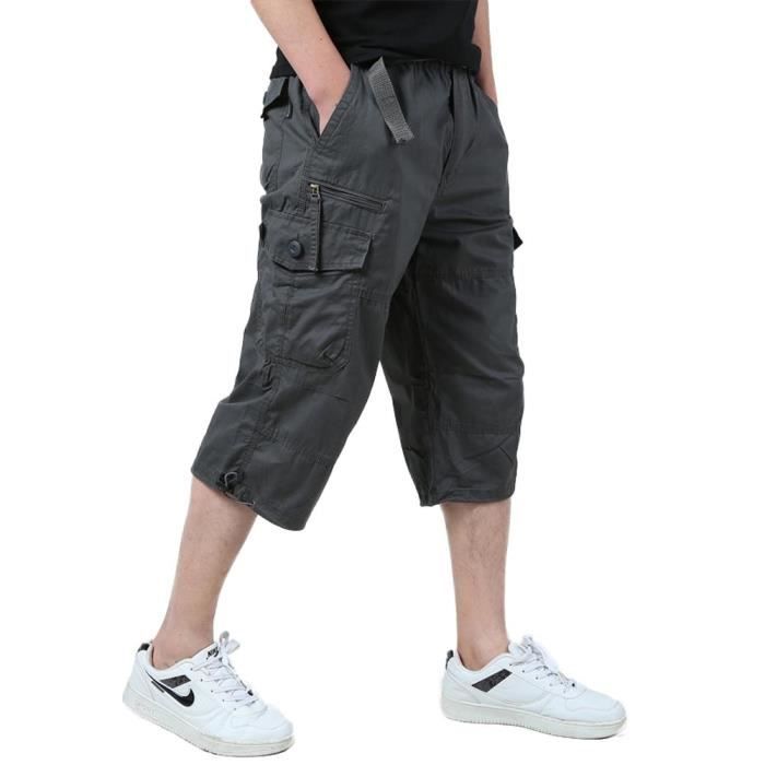 pantacourt-cargo-homme-straight-grande-taille-gris-coupe-droite