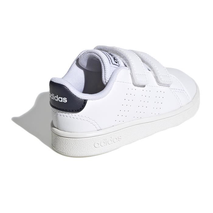 ADIDAS Baskets ADVANTAGE I - Enfant - Blanc/Vert Blanc/vert/gris