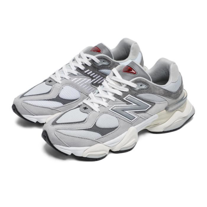 Basket New Balance U9060 Gris Tige en mesh et cuir Fermeture a lacets Semelle exterieure en caoutchouc