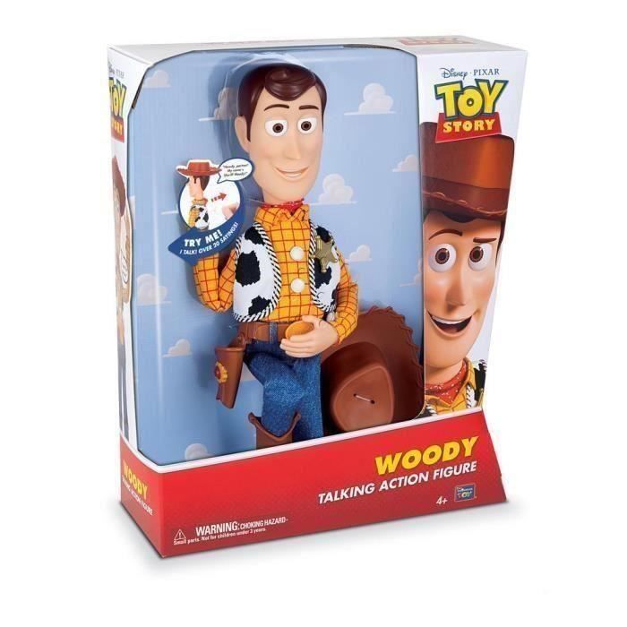 Toy story 4 , Jouet figurine Woody ( 40 cm) parlant en français +