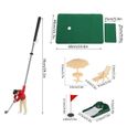 HAPPY-Jouet de jeu de golf Kit de Jeu de Mini Golf Intérieur Jouet de Golf avec Coussin Putter Balle Chaises pour Enfants-2