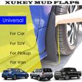XUKEY 4 pièces bavettes universelles Avant Arrière pour voiture SUV Van ramasser camion Camionnettes garde-boue d'ailes avec Clips-2