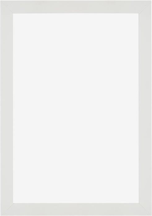 Cadre Photo London Bois Blanc Mat 50x70 Cm – Verre Acrylique Antireflet, Format Puzzle Ou Affiche