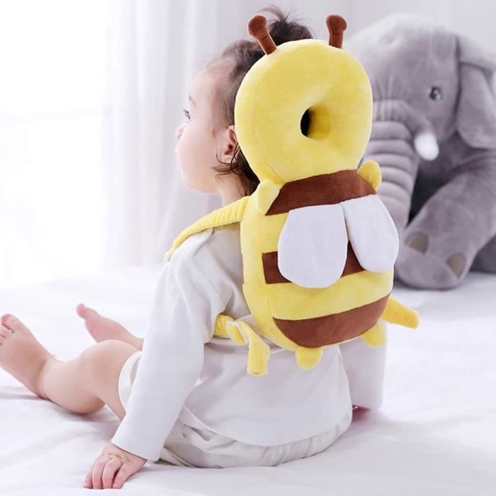 Coussin Protecteur Tête Bébé Anti-choc - Sac à Dos Réglable - Pour Apprentissage Marche 0-2 Ans - Coton Respirant - 6