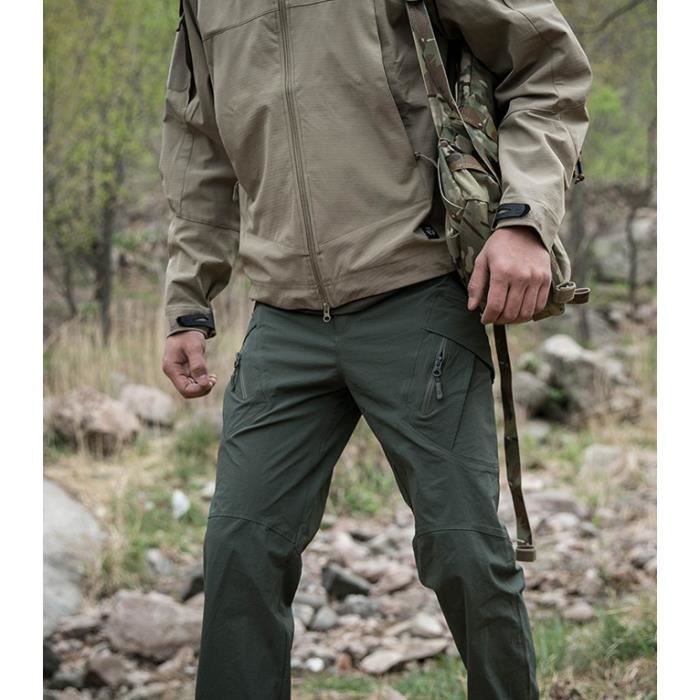 Pantalon de randonnée Homme Vert Montagne Respirant Vert