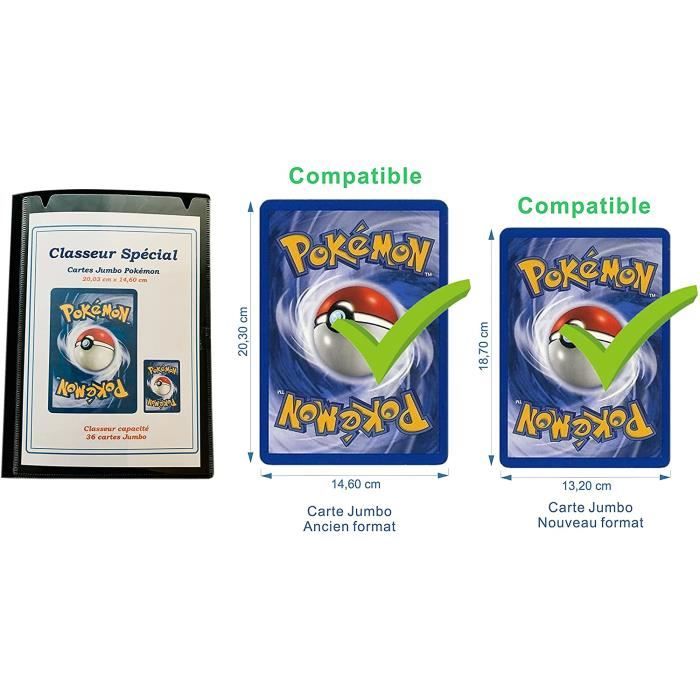 Classeur spécial pour Ranger 36 Carte Pokemon Grand Format Jumbo + 1 KDO -  Cdiscount Jeux - Jouets