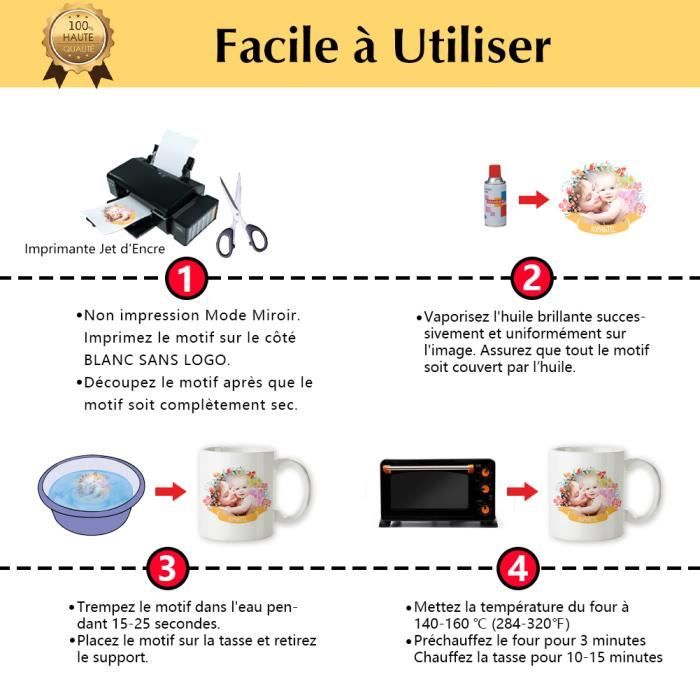 Décalcomanie Ancienne – Transfert à L'Eau Céramique – Motif Blé