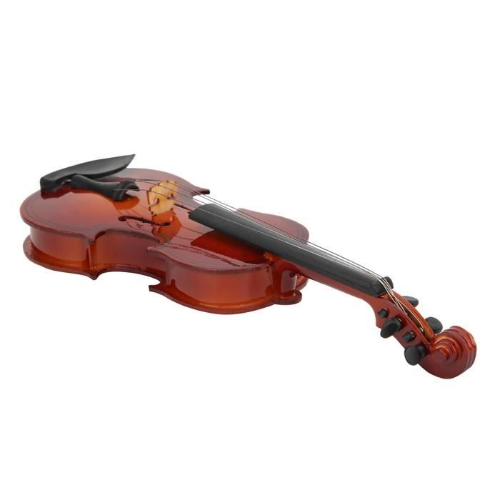 Modèle de violon de décoration de cadeau de décoration, modèle de violon en  bois, avec support pour la famille d'enfants - Cdiscount Instruments de  musique