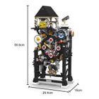 Mould King 10159 – Horloge Cyberpunk En Briques De Construction – 3181 Pièces – Déco Maison Et Cadeau Créatif
